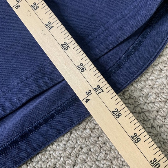 Adidas Mens Hoodie Sweatshirt Blue Long Sleeves Pullover Embroidered Swoosh - Picture 8 of 12